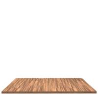 tablero de madera 3d render aislado png