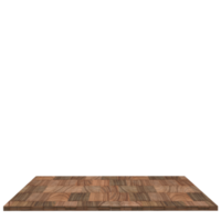 Holzplatte 3D-Render isoliert png