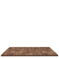 Holzplatte 3D-Render isoliert png