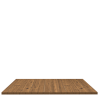 Holzplatte 3D-Render isoliert png