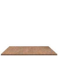 tablero de madera 3d render aislado png