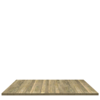 tablero de madera 3d render aislado png