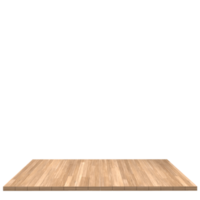 Holzplatte 3D-Render isoliert png