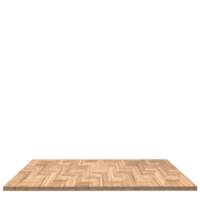 tablero de madera 3d render aislado png