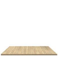 Holzplatte 3D-Render isoliert png