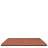 Holzplatte 3D-Render isoliert png