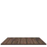 tablero de madera 3d render aislado png