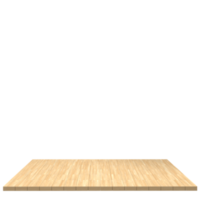 Holzplatte 3D-Render isoliert png