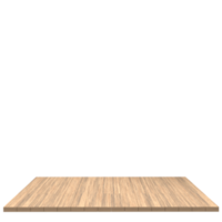 tablero de madera 3d render aislado png