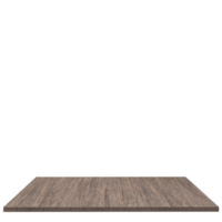 tablero de madera 3d render aislado png