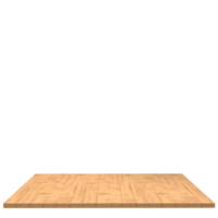 planche de bois rendu 3d isolé png