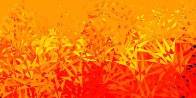 Light orange vector background with polygonal forms.