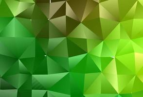 Light Green vector blurry triangle template.