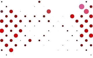 Light Red vector texture with disks.