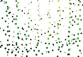 Light Green vector texture in poly style with circles, cubes.