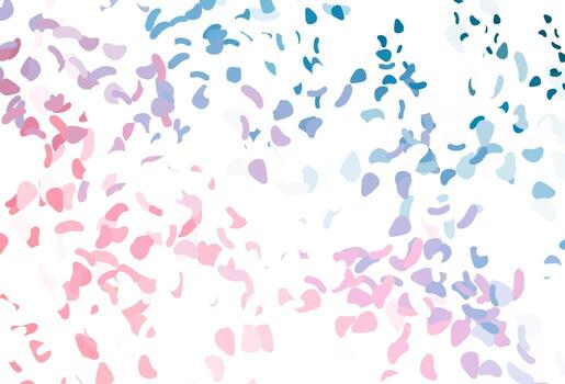 Light blue, red vector backdrop with abstract shapes.