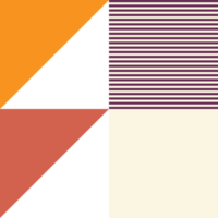 trendy geometric with checkered patterns in multiple colors and shapes. creative contemporary design element in square for decoration of pop theme design. png