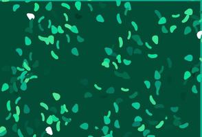 Light Green vector background with abstract forms.