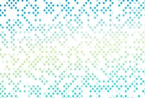 Light Blue, Yellow vector backdrop with dots.