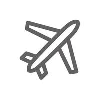 Plane icon. Perfect for delivery icon or user interface applications. vector sign and symbol