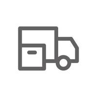 Delivery truck icon. Perfect for delivery icon or user interface applications. vector sign and symbol