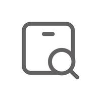 Find stuff icon. Perfect for delivery icon or user interface applications. vector sign and symbol