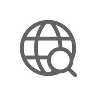 search icon. Perfect for map icon or user interface applications. vector sign and symbol