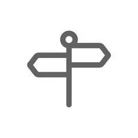 Street sign icon. Perfect for map icon or user interface applications. vector sign and symbol