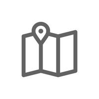 map path pin icon. Perfect for map icon or user interface applications. vector sign and symbol