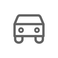 car icon. Perfect for map icon or user interface applications. vector sign and symbol