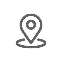 location icon. Perfect for map icon or user interface applications. vector sign and symbol