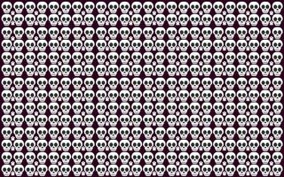 Halloween seamless pattern design with ghost and skull vector