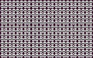 Halloween seamless pattern design with ghost and skull vector