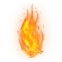 realistico ardente fuoco fiamme, ardente caldo scintille realistico fuoco fiamma, fuoco fiamme effetto png