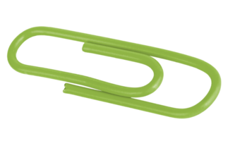 groen papier klem png