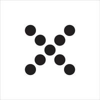 imagen de un diseño de vector de logotipo de icono de signo cruzado