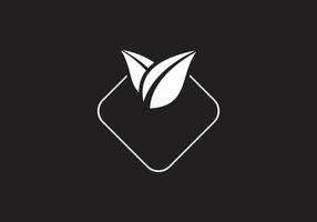 this is a natural leaf and shape icon design vector