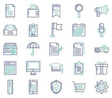 User interface, Basic UI icon set, web icon vector