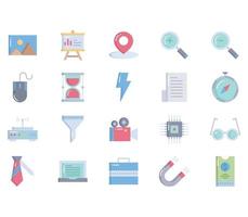 User interface, Basic UI icon set, web icon vector