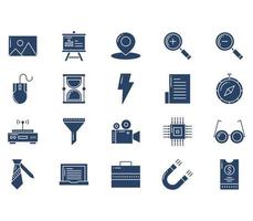 User interface, Basic UI icon set, web icon vector