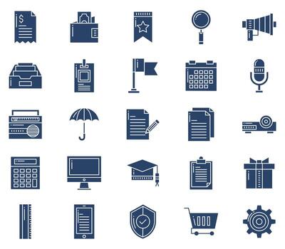 interfaz de usuario, conjunto de iconos básicos de la interfaz de usuario, icono web vector