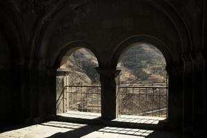 Ancient architecture in Georgia. Cave city. Holy places. photo