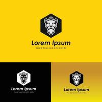 lion icon logo vector