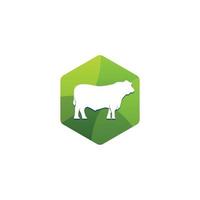 Cow Icon Colorfull designs vector