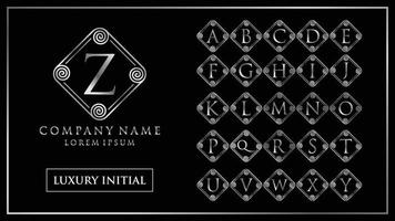 Luxury and elegant initial letter vector template