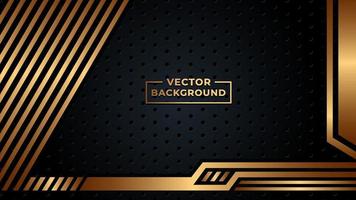 Abstract Gradient background gold color vector