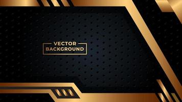 Abstract Gradient background gold color vector