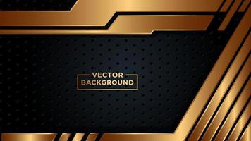 Abstract Gradient background gold color vector