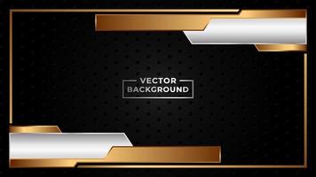 Abstract Gradient background gold color vector