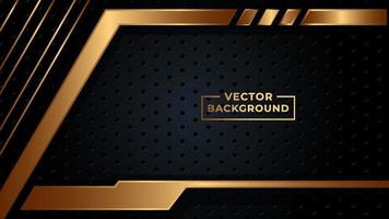 Abstract Gradient background gold color vector